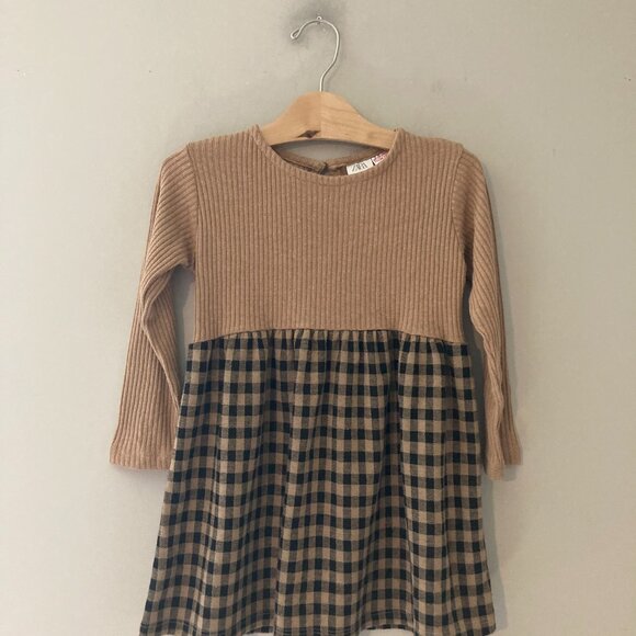 $23 ADD ON Zara plaid dress Janie and Jack Baby Gap Hanna Andersson Quincy Mae - Picture 1 of 3